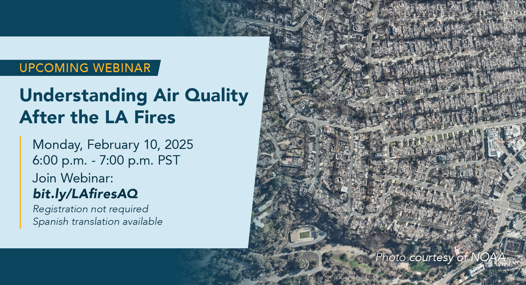 Understanding Air Quality After the LA Fires Webinar