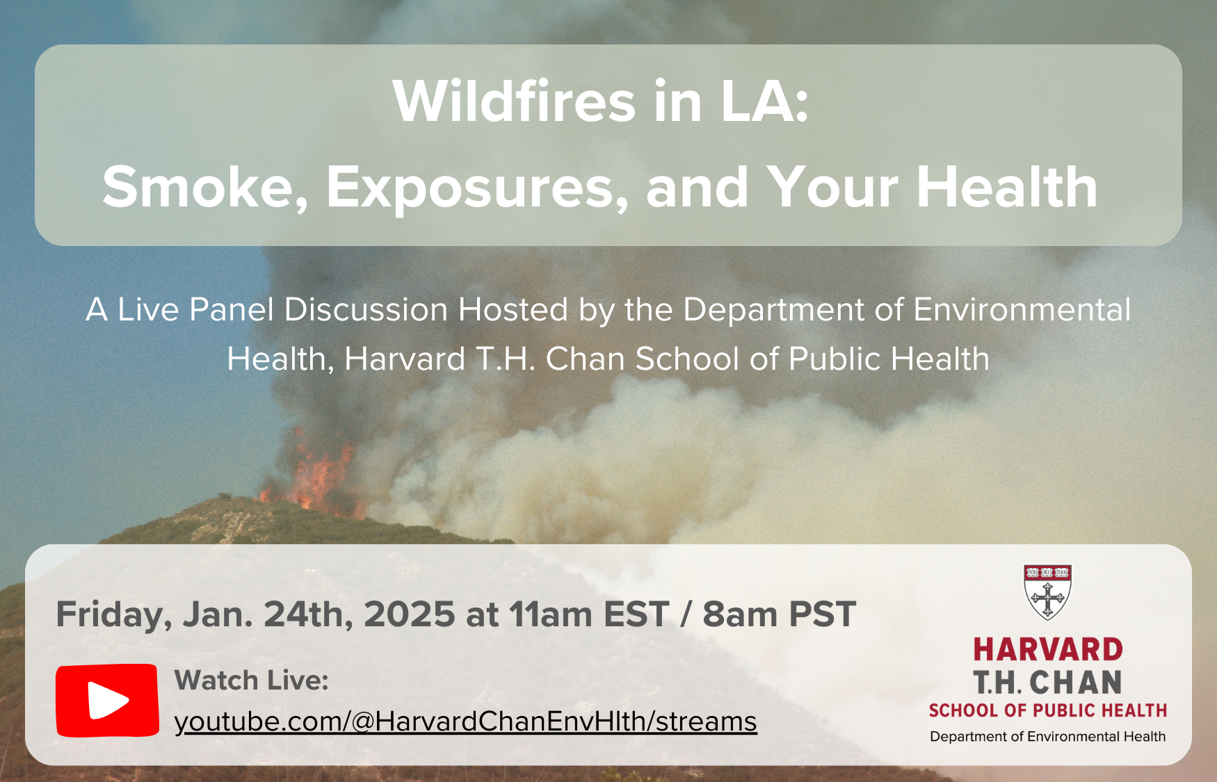 Wildfires in LA: Smoke, Exposures, and Your Health Webinar